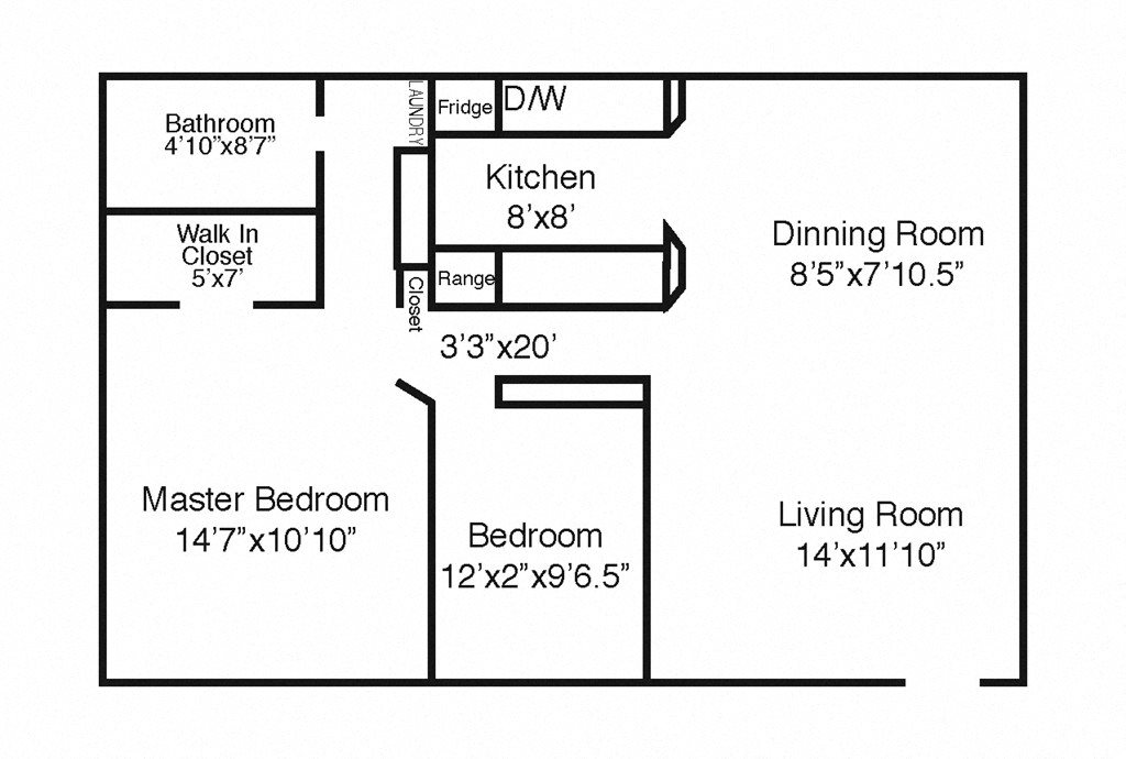 Floor Plans of Oak Run Apartment Homes in Columbus, OH